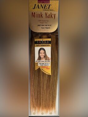 Janet Collection. 100% human hair. Mink yaky.